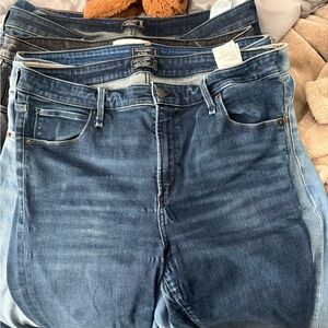 Abercrombie & Fitch Indigo Super Skinny Jeans
